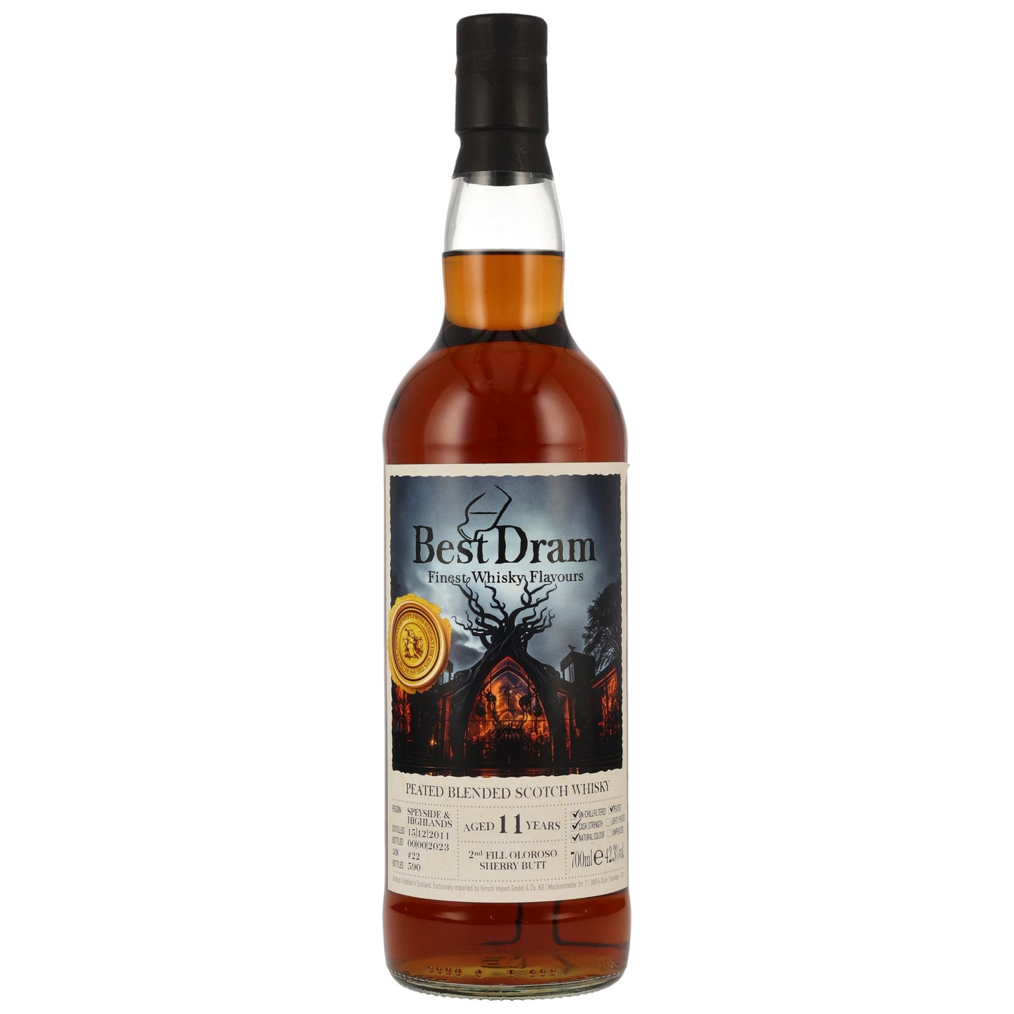 Best Dram 11 Jahre Peated Blended Scotch 42,3 %