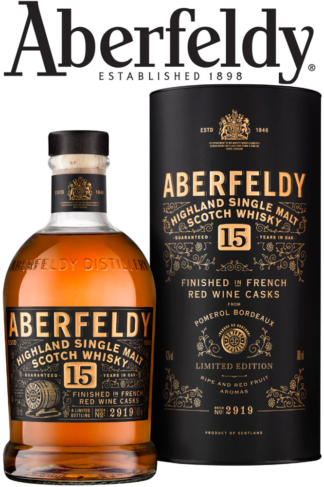 Aberfeldy 15 Jahre French Red Wine Finish (Limited Edition) 43,0 %
