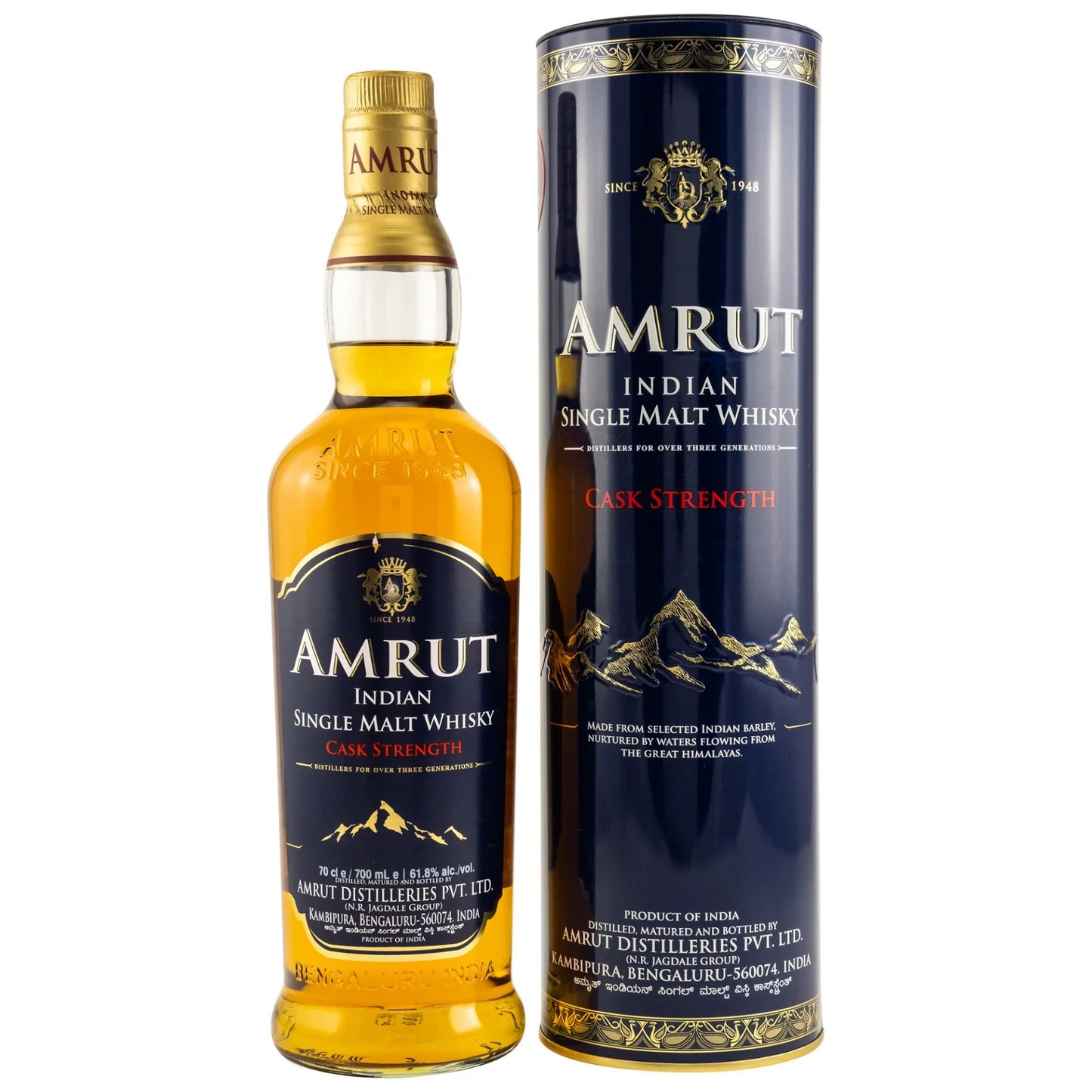 Amrut Cask Strength Single Malt 61,8%