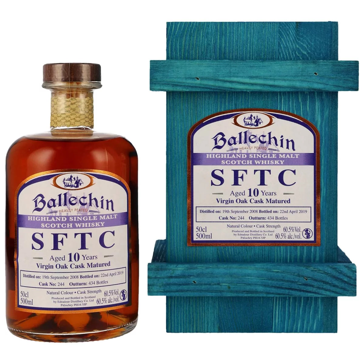 Ballechin - SFTC 10 Jahre Virgin Oak 2008/2019 60,5 %