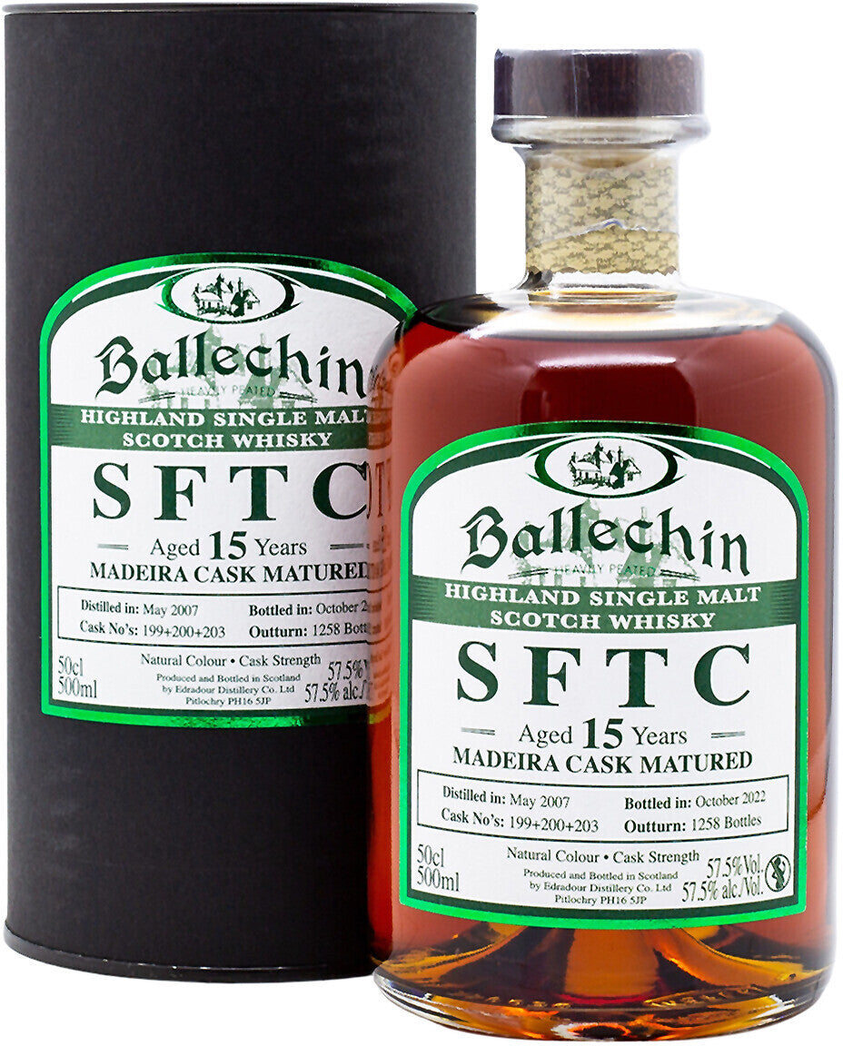 Ballechin - SFTC 15 Jahre Madeira Cask 57,5 %
