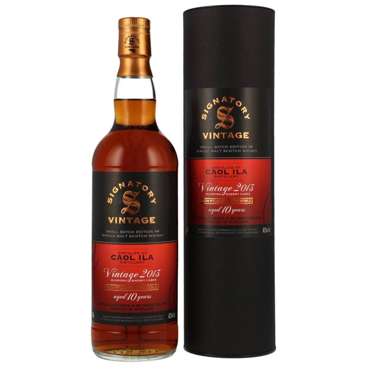 Caol Ila 2013 10 Jahre Small Batch Edition 48,2 % (Signatory Vintage)