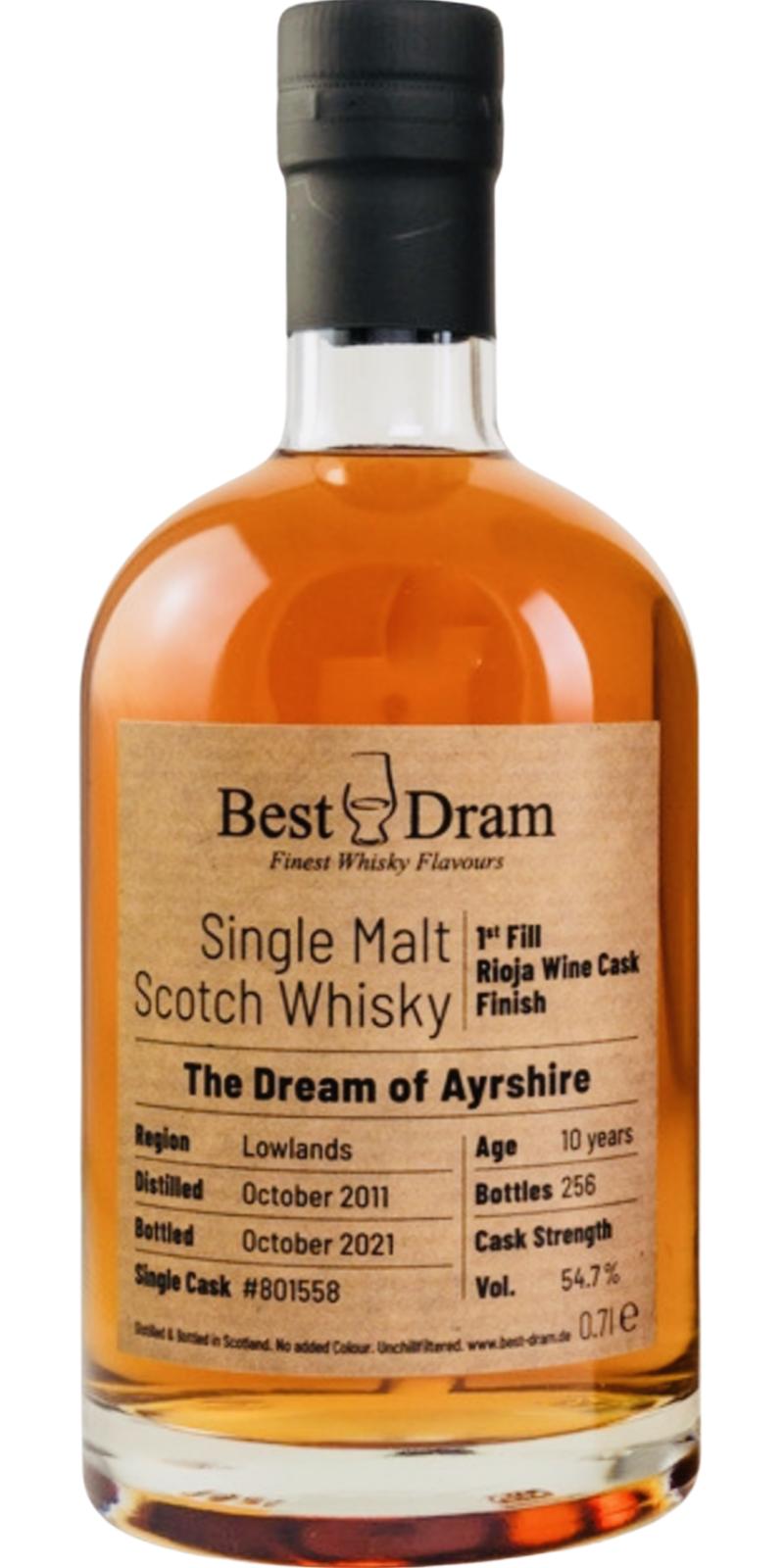 Dream of Ayrshire Rijoa Wine Cask 54,7 % (Best Dram)