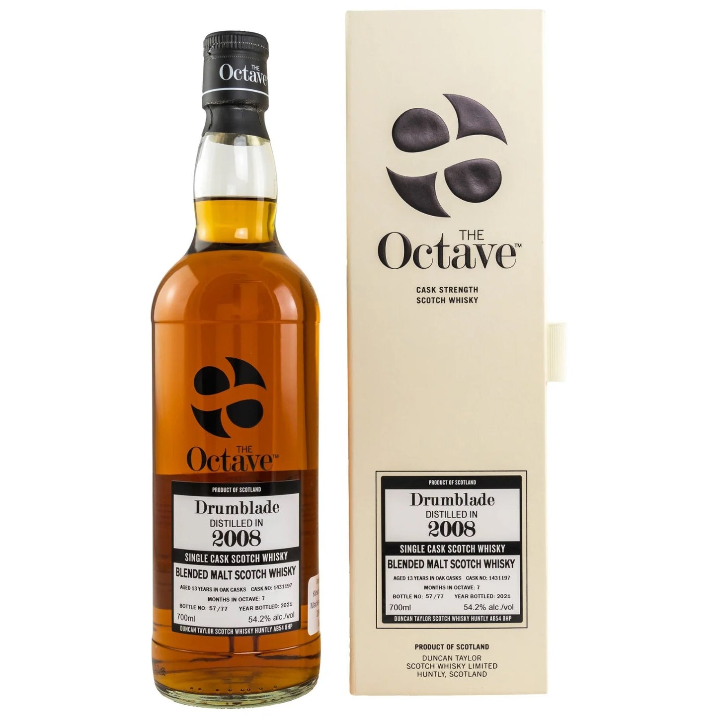 Drumblade 2008/2021 - 13 Jahre Octave Cask 54,2 % (Duncan Taylor)