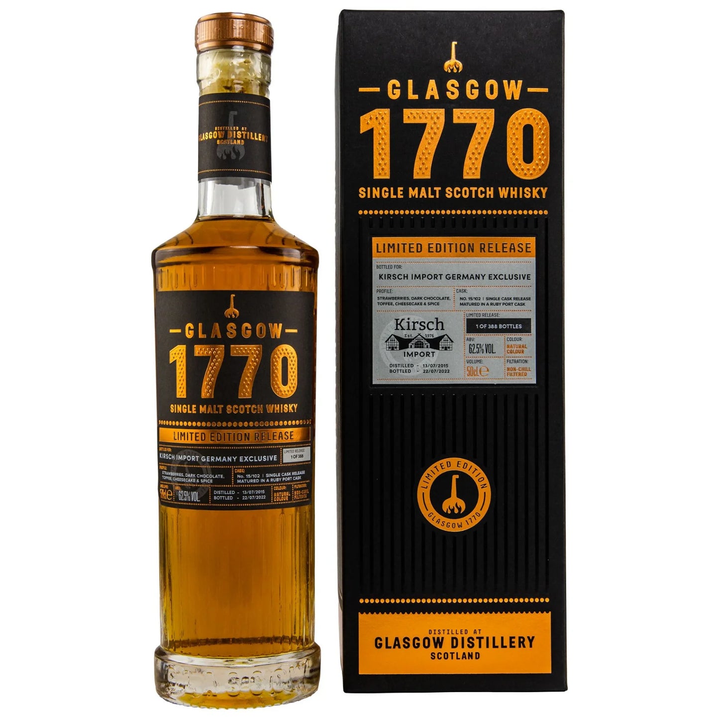 Glasgow 1770 Single Cask Ruby Port 15-22 62,5 %