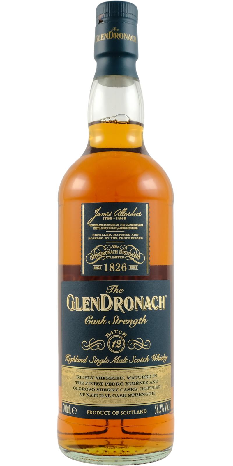 GlenDronach Caskstrength Batch 12 58,2 %