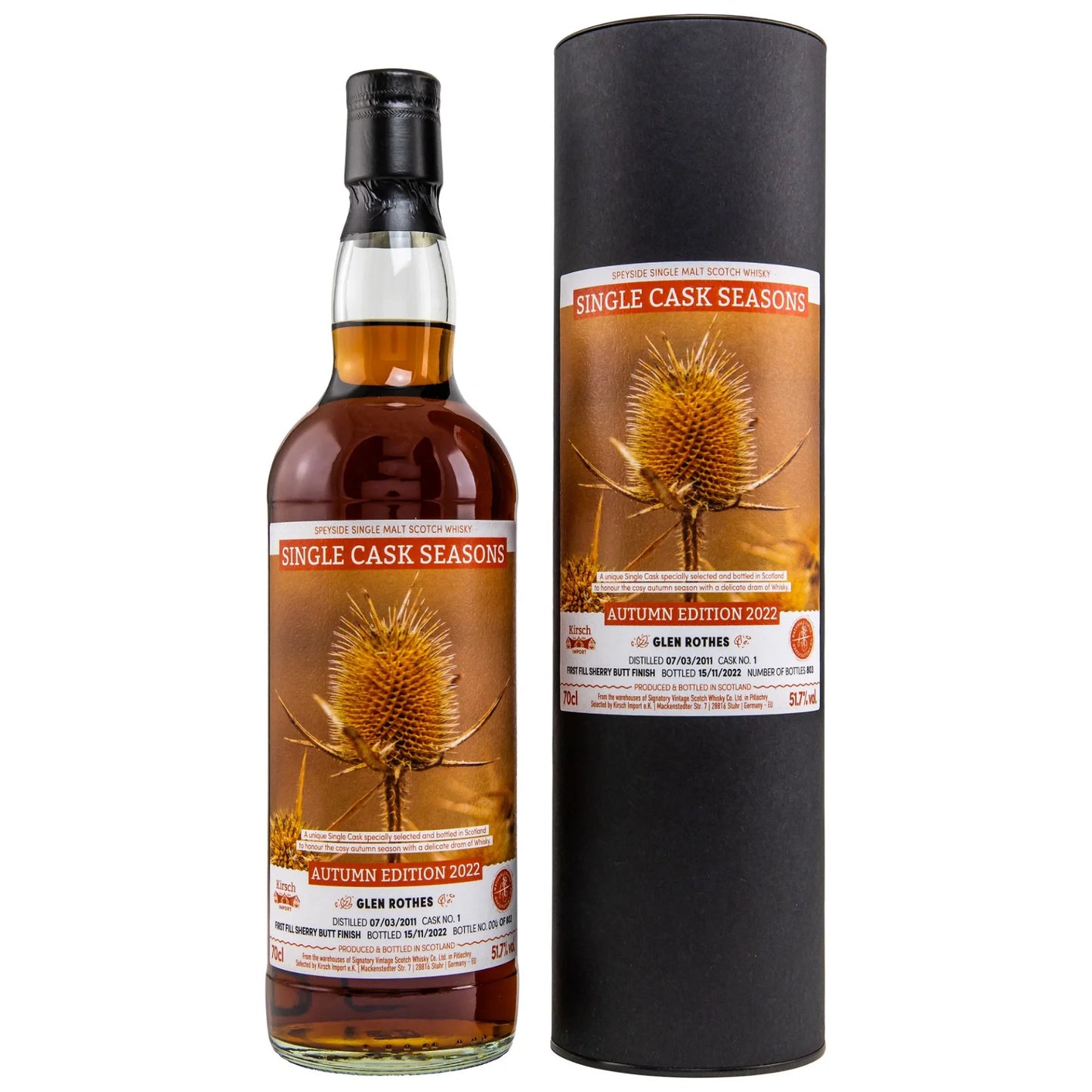 Glen Rothes 2011/2022 Autumn Edition 2022 51,7 % (Signatory Vintage)