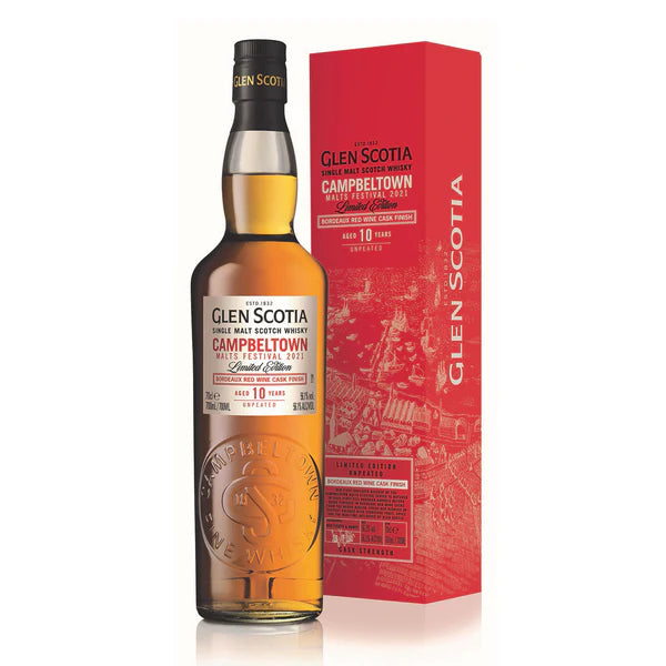 Glen Scotia 10 Jahre Festival 21 Bordeaux Red Wine 56,1 %