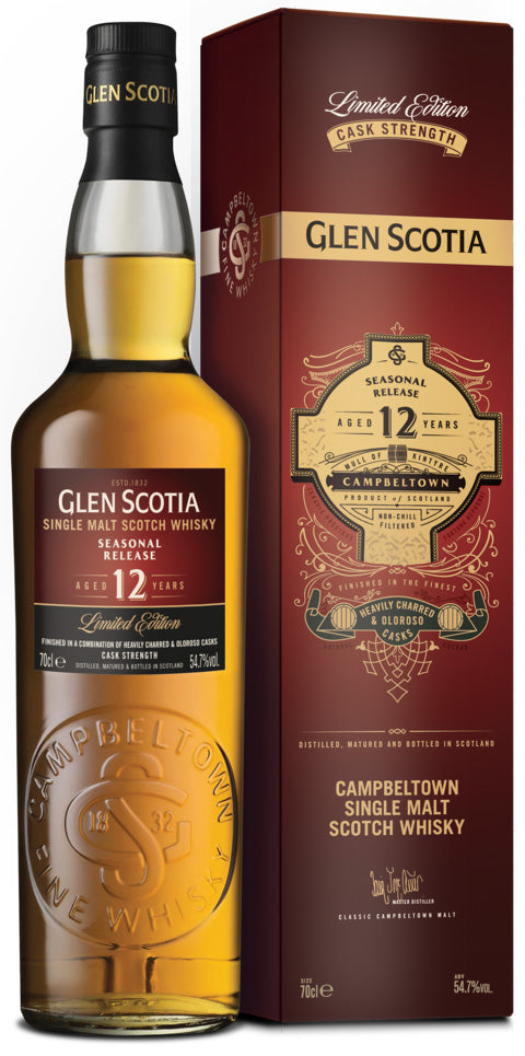 Glen Scotia 12 Jahre Seasonal Release 2021 Heavily Charred & Oloroso Casks 54,7 %