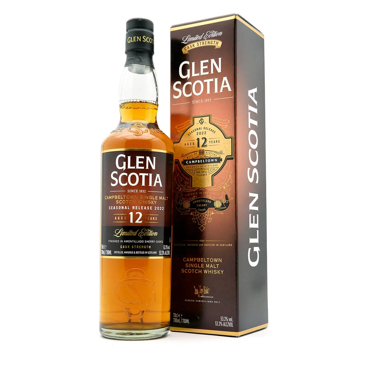 Glen Scotia 12 Jahre Seasonal Release 2022 - Amontillado Casks 53,3 %