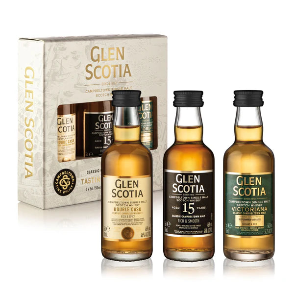 Glen Scotia 3er Pack Vicoriana 15 Jahre Double Cask 46,0 % - 54,2 %