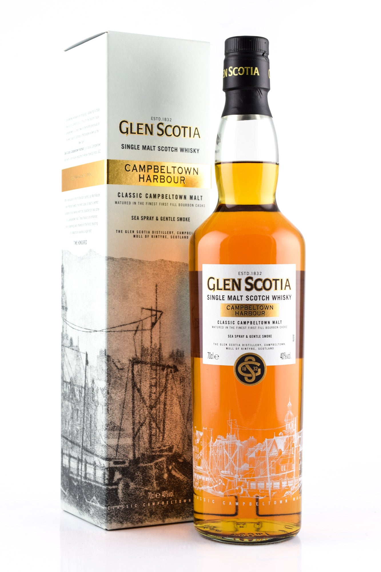 Glen Scotia Campbeltown Harbor old design 40,0 %