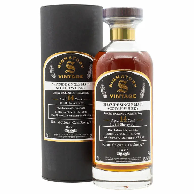 Glenburgie 14 Jahre Sherry Decanter 62,2 % (Signatory Vintage)