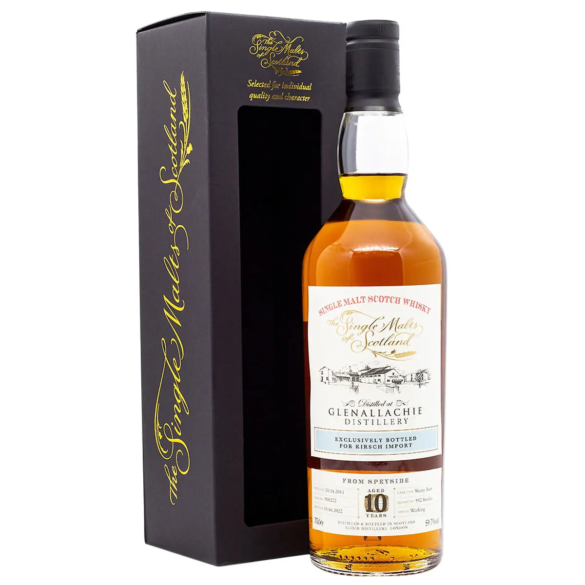 Glenallachie 10 Jahre Single Malts of Scotland Elixir Distillers 59,7 %