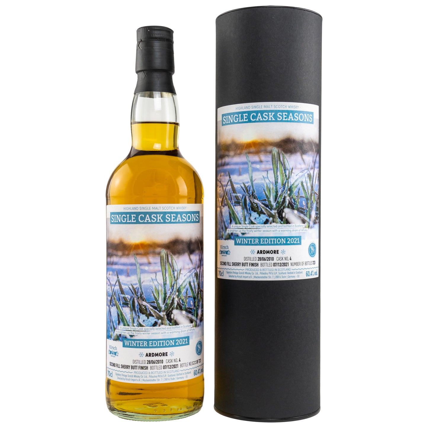 Ardmore 11 Jahre Winter 2021 Single Cask Seasons 60,4 % (Signatory Vintage)