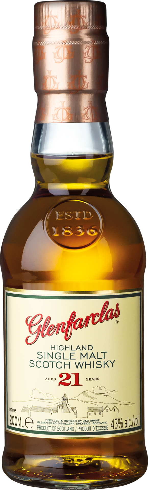 Glenfarclas 21 Jahre Midi 200ml 43,0 %