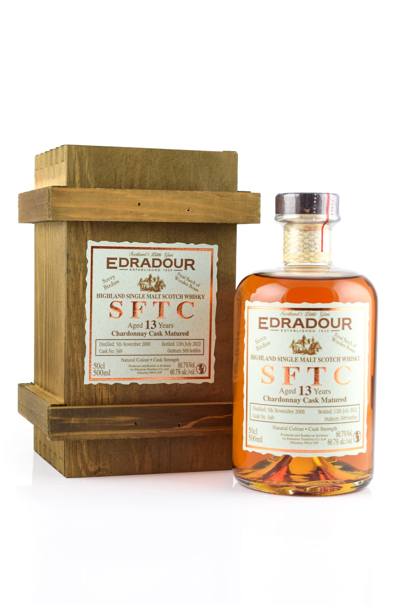 Edradour SFTC 13 Jahre Chardonnay 60,7 %