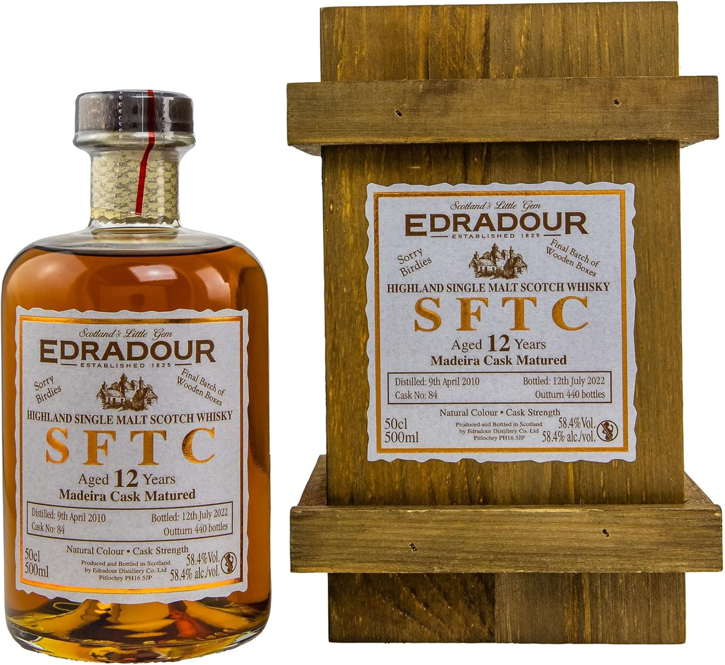 Edradour SFTC 12 Jahre Madeira Cask 58,4 %