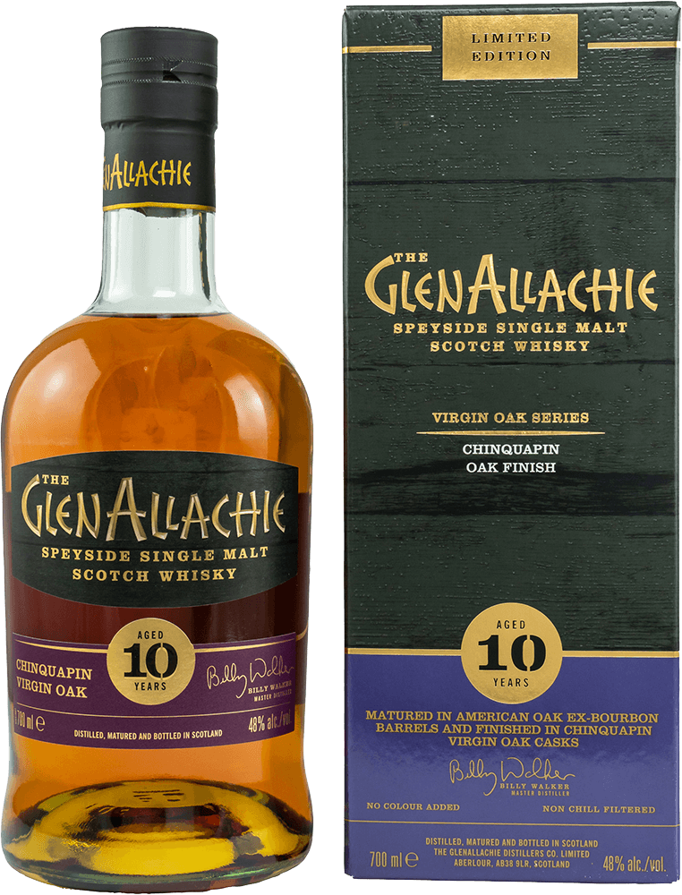 Glenallachie 10 Jahre Virgin Oak Chinquapin Oak 48,0 %