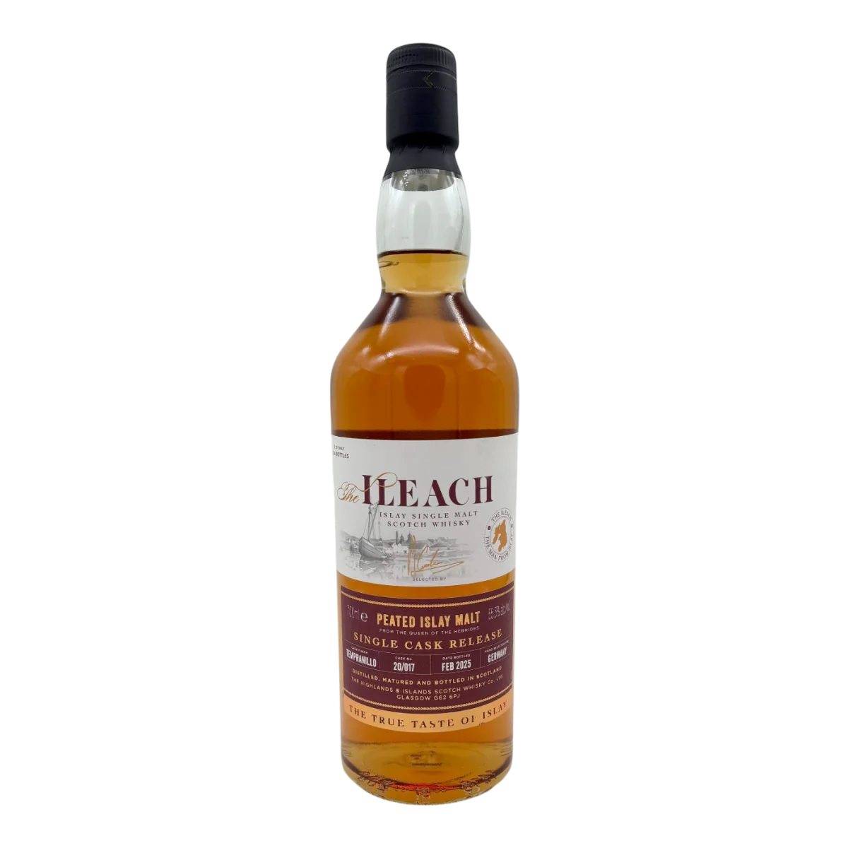 The Ileach Tempranillo Single Cask #20/017 Germany Exclusive 2025 55,5% (Vintage Malt)
