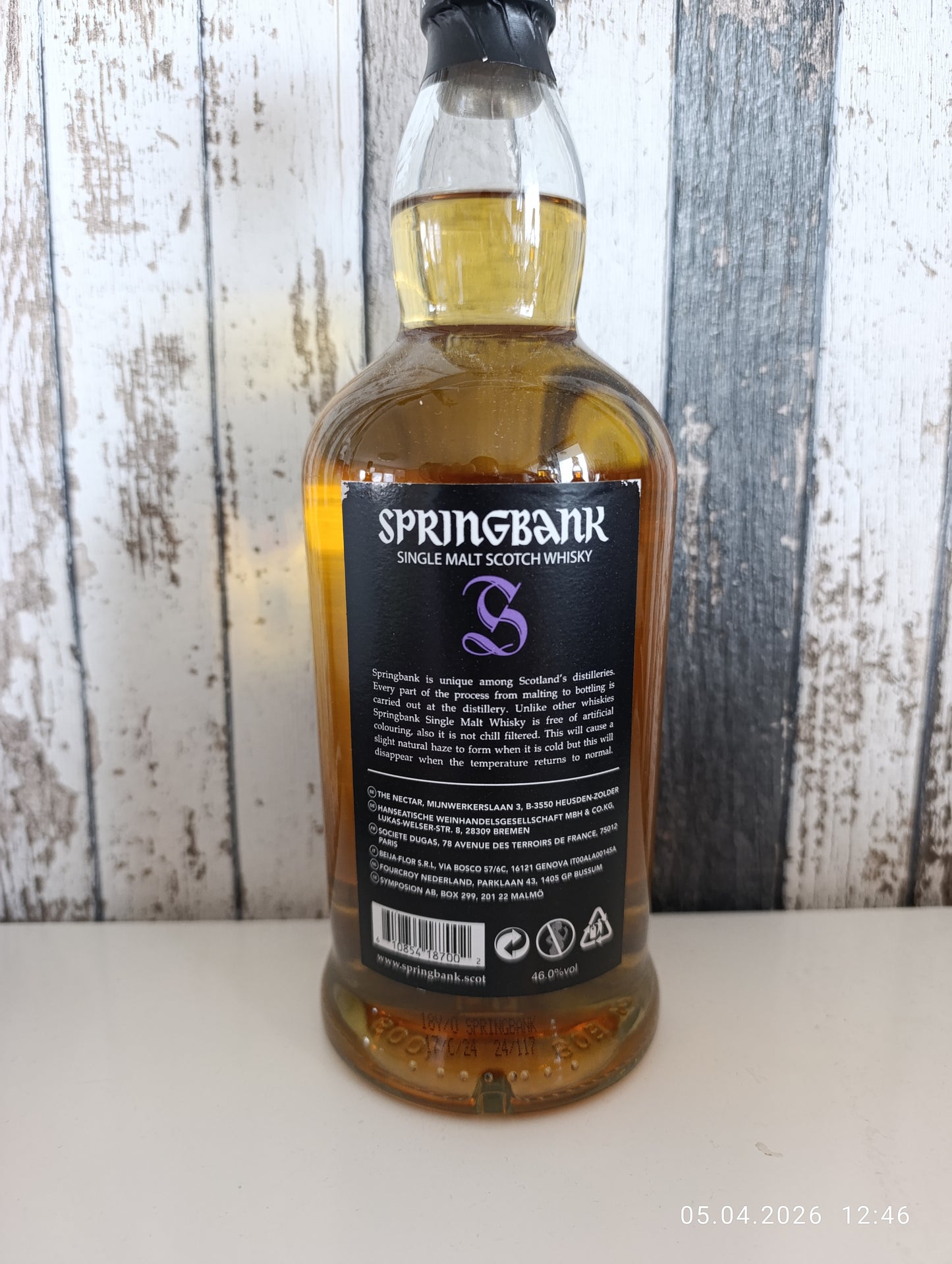 Springbank 18 Jahre 100% Bourbon 2024