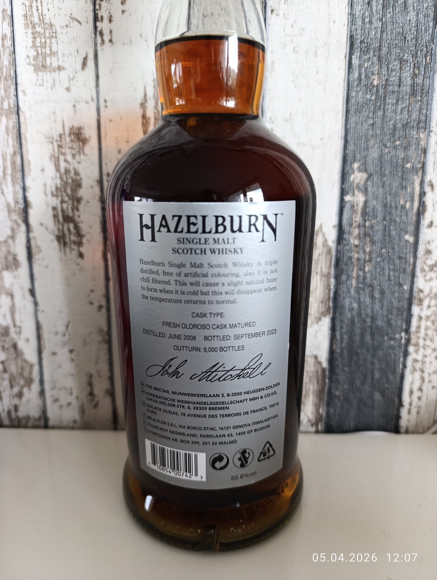 Hazelburn 15 Jahre Oloroso Cask 2023
