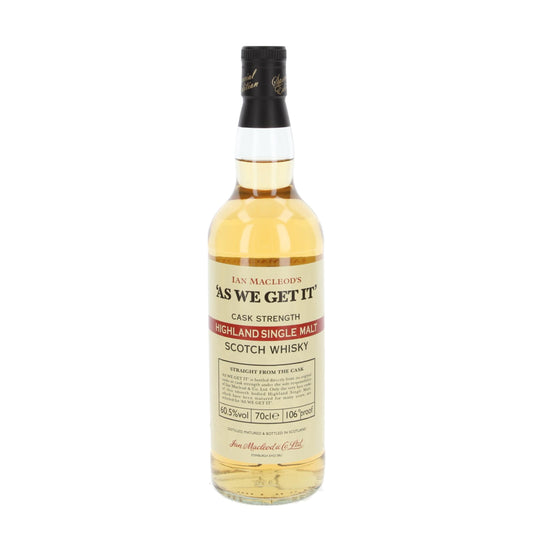 As we get it - Highland Edition (Ian MacLeod's) 62,3%