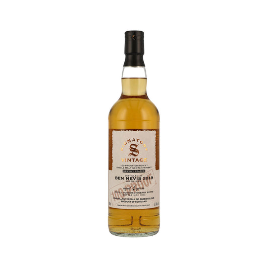 Ben Nevis 2019 100 Proof #1 Heavily Peated 57,1 % (Signatory Vintage)