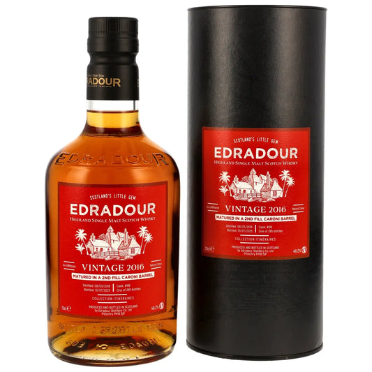 Edradour 9 Jahre 2016–2025 Collection Itinéraires 2nd Fill Caroni Rum Barrel 48,2%