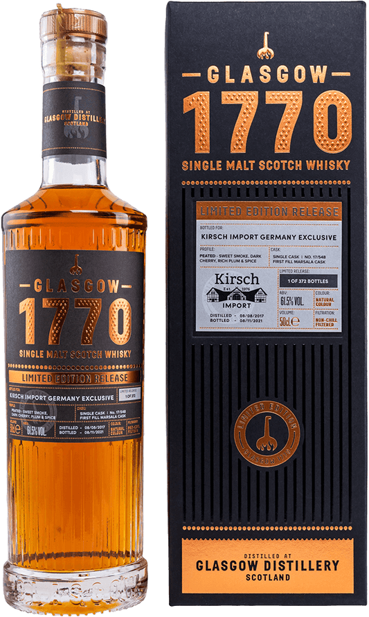 Glasgow 1770 Peated Single Cask Marsala 61,5 %