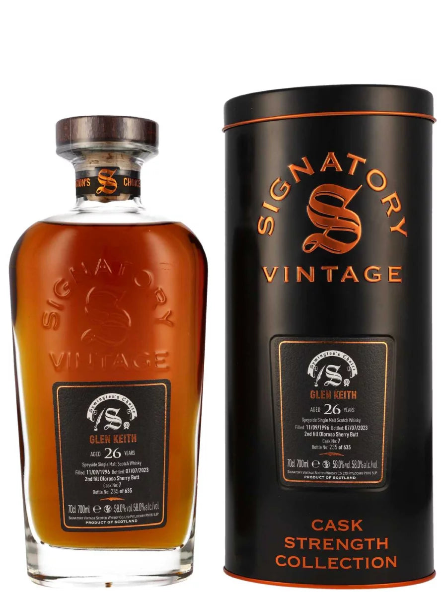 Glen Keith 26 Jahre Decanter 1996/2023 58,0 % (Signatory Vintage)