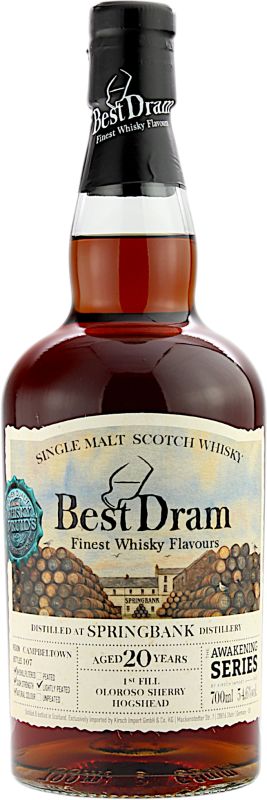 Springbank 20 Jahre 1st Fill Oloroso Sherry Single Cask Best Dram 54.6% 0,7l