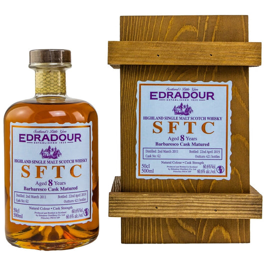 Edradour SFTC 8 Jahre Barbaresco 60,6 %