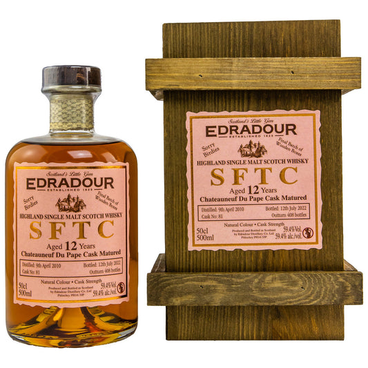 Edradour SFTC 12 Jahre Chateauneuf du Pape 59,4 %