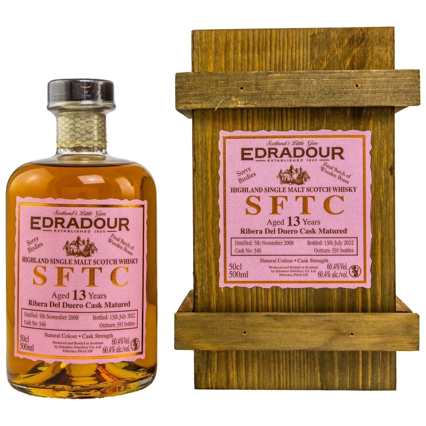 Edradour SFTC 13 Jahre Ribera del Duero 60,4 %