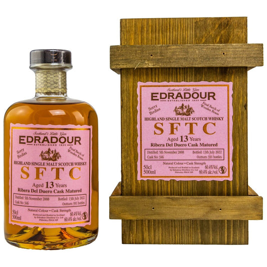 Edradour SFTC 13 Jahre Ribera del Duero 60,4 %