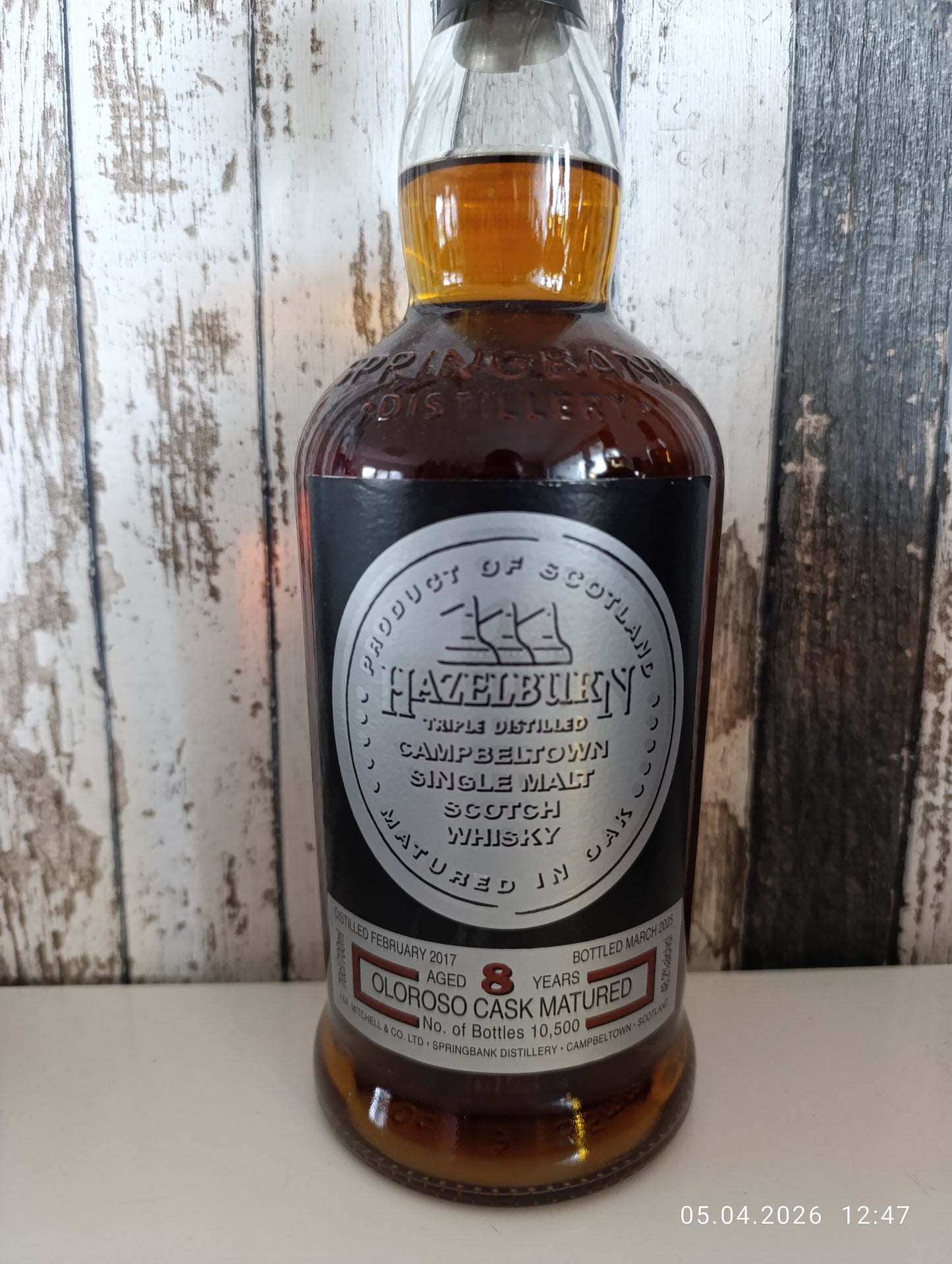 Hazelburn 8 Jahre Oloroso Cask 2025