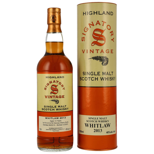 Signatory Vintage Whitlaw 2013